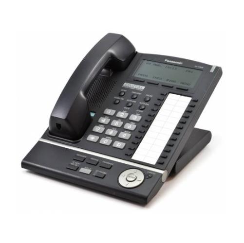 تلفن دیجیتال سانترال پاناسونیک مدل KX-T7636 با نمایشگر LCD نورانی ۶ سطری، ۲۴ کلید قابل برنامه‌ریزی با نشانگر LED دو رنگ، اسپیکرفون فول‌داپلکس، جک هدست، قابلیت نصب ماژول USB و پشتیبانی از درگاه XDP.​