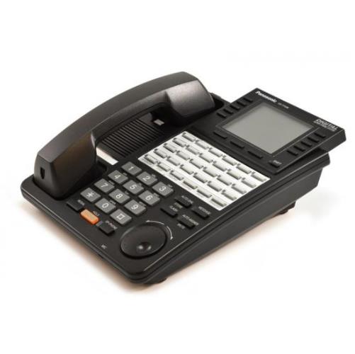 تلفن دیجیتال سانترال پاناسونیک مدل KX-T7436 با نمایشگر ۶ خطی، ۲۴ کلید قابل برنامه‌ریزی، اسپیکرفون دوبلکس، جک هدست، قابلیت نصب ماژول USB و پشتیبانی از درگاه XDP.​