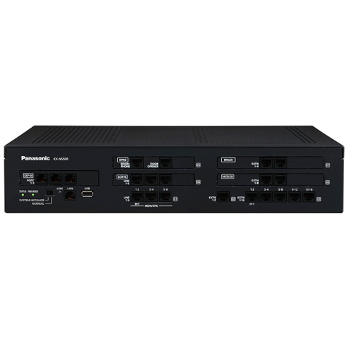 دستگاه سانترال پاناسونیک مدل KX-NS500 با طراحی مدرن و قابلیت‌های پیشرفته برای مدیریت تماس‌های کسب‌وکار.​