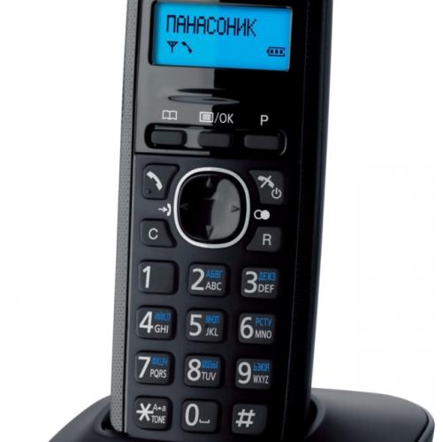 تلفن بی‌سیم پاناسونیک مدل KX-TG1611 با طراحی ساده و نمایشگر با نور پس‌زمینه​