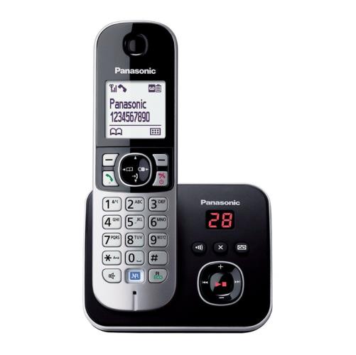 تلفن بی‌سیم پاناسونیک مدل KX-TG6811 با طراحی ساده و نمایشگر با نور پس‌زمینه​