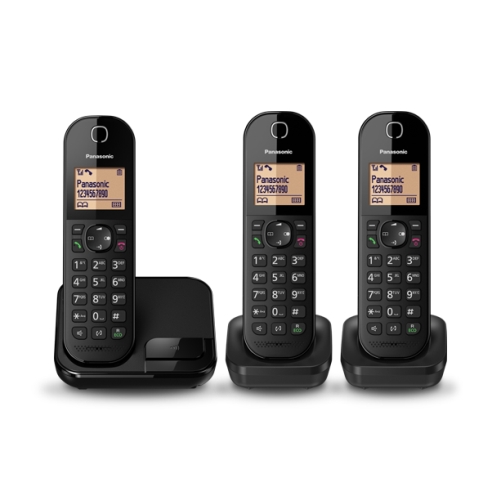 تلفن بی‌سیم پاناسونیک KX-TG-C413 با صفحه‌نمایش بزرگ LCD و طراحی ارگونومیک