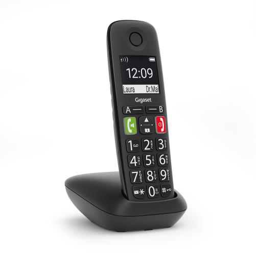 تلفن بی‌سیم E290 با صفحه نمایش LCD و کیفیت صدای شفاف مناسب برای استفاده خانگی و اداری