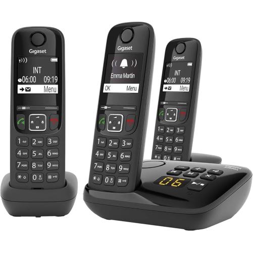 تلفن بی‌سیم A690A با صفحه نمایش LCD و کیفیت صدای شفاف مناسب برای استفاده خانگی و اداری