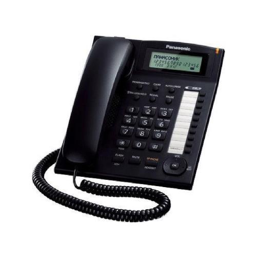 تلفن بی‌سیم KX-T_S600 با صفحه نمایش LCD بزرگ و کیفیت صدای شفاف مناسب برای استفاده خانگی و اداری