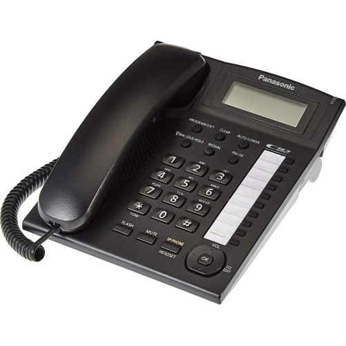 تلفن بی‌سیم KX-T_S880 با صفحه نمایش LCD بزرگ و کیفیت صدای شفاف مناسب برای استفاده خانگی و اداری