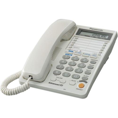 تلفن رومیزی KX-T_2378 با سیستم Caller ID و دکمه‌های بزرگ مناسب برای استفاده خانگی و اداری