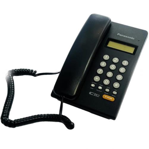 تلفن رومیزی پاناسونیک مدل KX-T-S402 با کیفیت ساخت بالا و دکمه‌های بزرگ مناسب مصارف خانگی و اداری