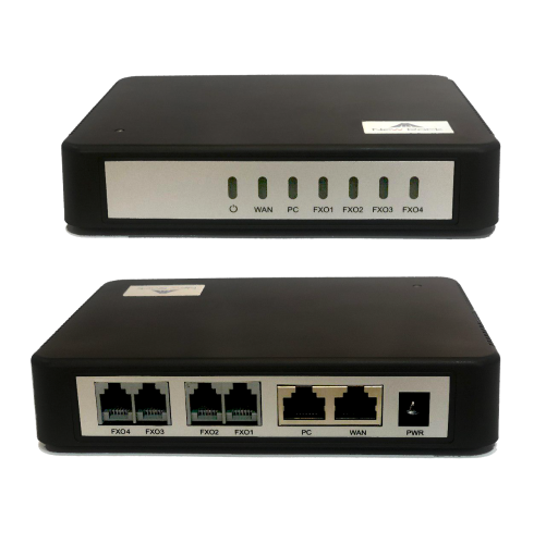گیت وی ویپ نیوراک مدل HX440G با چهار پورت FXO، پشتیبانی از پروتکل‌های SIP و MGCP، کدک‌های صوتی متنوع و قابلیت‌های مدیریتی پیشرفته.