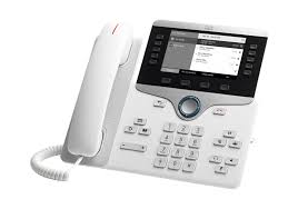 تلفن تحت شبکه سیسکو مدل Cisco CP-8811 با نمایشگر سیاه و سفید و قابلیت اتصال گیگابیتی مناسب دفاتر اداری