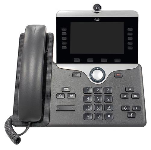 تلفن تصویری سیسکو مدل CP-8865 NR با دوربین داخلی و بدون وای‌فای مناسب محیط‌های سازمانی با محدودیت امنیتی