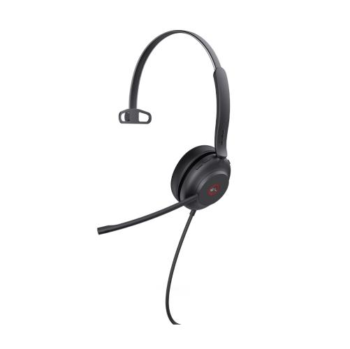 هدست UH37MONO یالینک با طراحی تک‌گوشی، میکروفون حذف نویز و اتصال USB، مناسب تماس‌های حرفه‌ای و جلسات آنلاین.