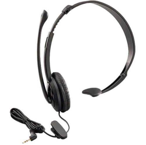 هدست تک‌گوش Panasonic RP-TCA400 با میکروفون حذف نویز و طراحی سبک، مناسب تماس‌های تلفنی در دفاتر و مراکز تماس