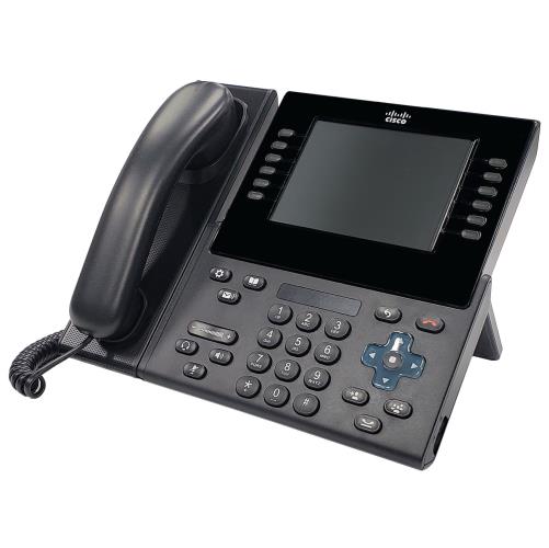 تلفن تصویری تحت شبکه سیسکو مدل CP-9971 با نمایشگر لمسی و دوربین قابل اتصال