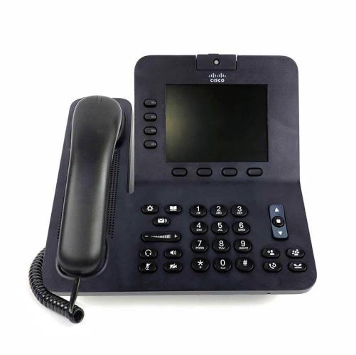 تلفن تصویری سیسکو مدل CP-8941 با صفحه نمایش رنگی و دوربین داخلی مناسب تماس تصویری در سازمان‌ها و دفاتر کاری