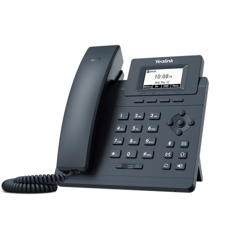 تلفن تحت شبکه Yealink T30P با پشتیبانی از PoE و یک حساب SIP مناسب دفاتر کوچک و اقتصادی