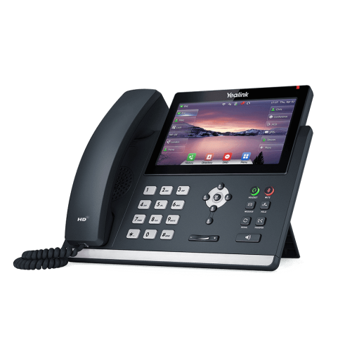 تلفن تحت شبکه Yealink T48U با طراحی حرفه‌ای، صفحه‌نمایش لمسی 7 اینچی و پشتیبانی از 16 حساب SIP مناسب دفاتر کاری