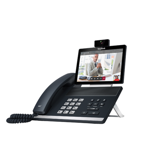 تلفن هوشمند تصویری Yealink VP59 با صفحه‌نمایش لمسی ۸ اینچی و دوربین HD قابل جدا شدن مناسب برای دفاتر حرفه‌ای