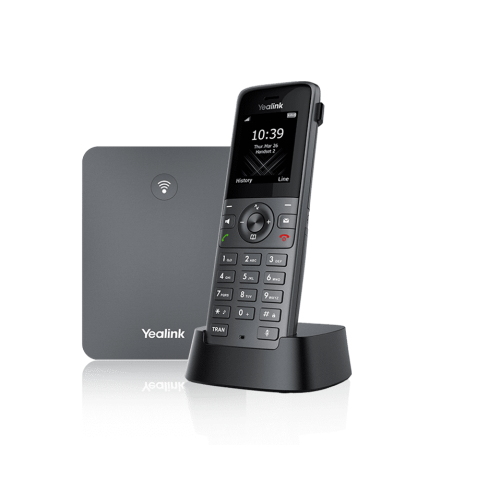 تلفن بی‌سیم تحت شبکه Yealink W73P به همراه پایه W70B و گوشی W73H